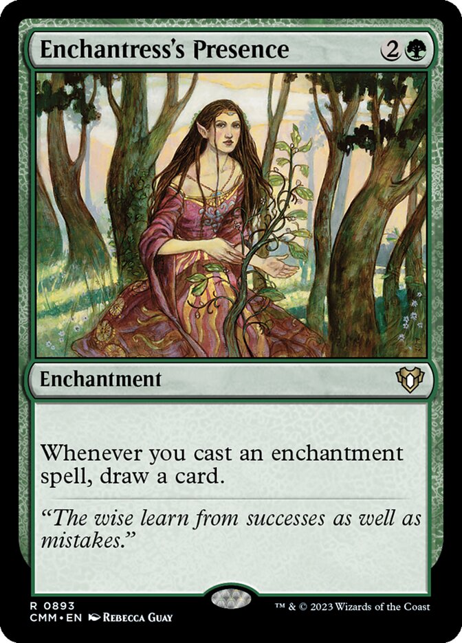 Enchantress's Presence (893) - Commander Masters (CMM)