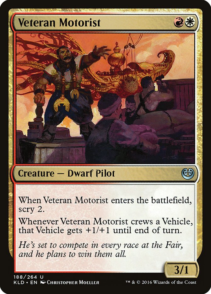 Veteran Motorist (188) - Kaladesh (KLD)