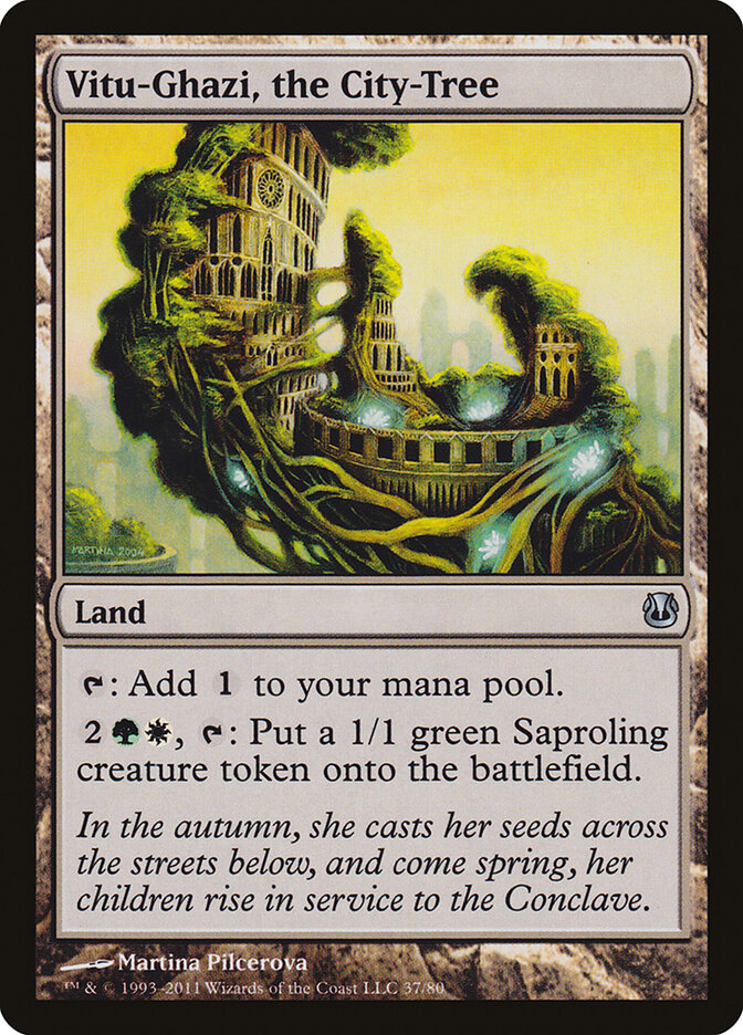 Vitu-Ghazi, the City-Tree (37) - Duel Decks: Ajani vs. Nicol Bolas (DDH)