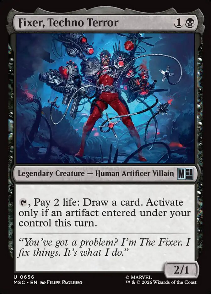 Fixer, Techno Terror (656) - Marvel Super Heroes Commander (MSC)