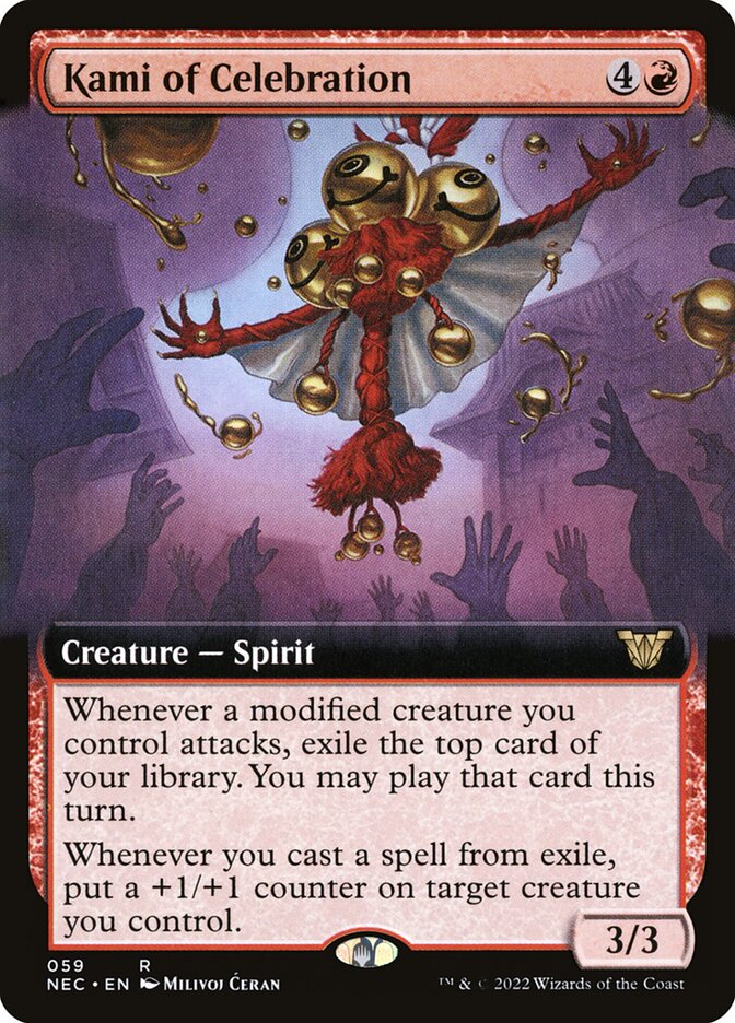 Kami of Celebration (59) - Neon Dynasty Commander (NEC)