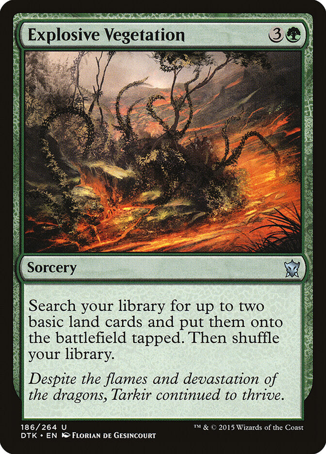 Explosive Vegetation (186) - Dragons of Tarkir (DTK)