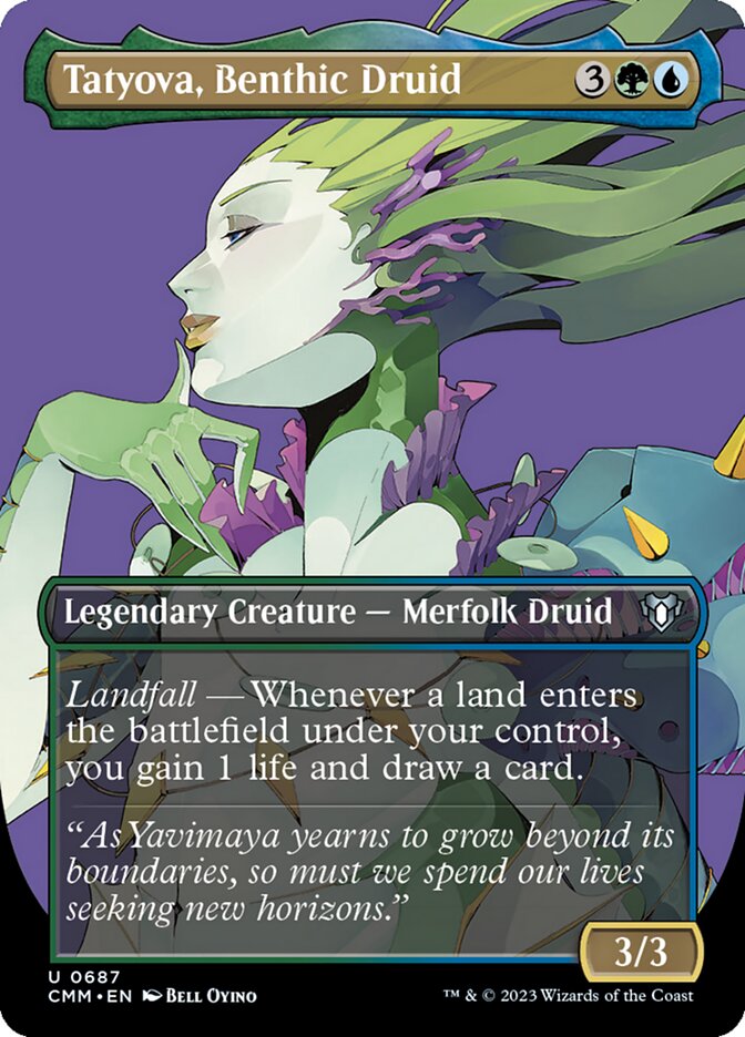 Tatyova, Benthic Druid (687) - Commander Masters (CMM)