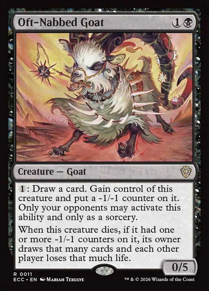 Oft-Nabbed Goat (11) - Lorwyn Eclipsed Commander (ECC)