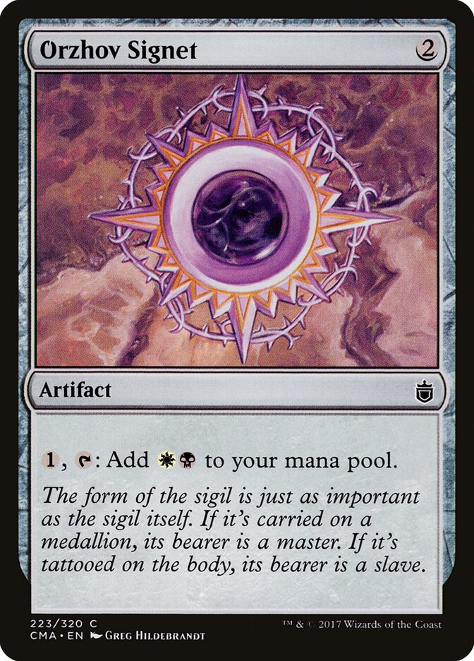 Orzhov Signet (223) - Commander Anthology (CMA)
