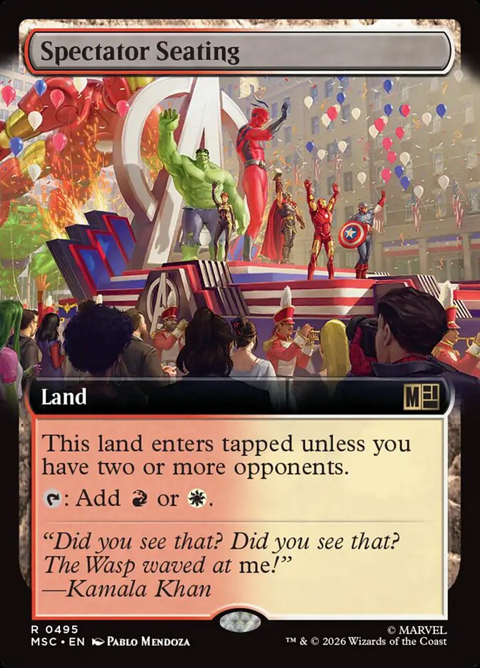 Spectator Seating (495) - Marvel Super Heroes Commander (MSC)