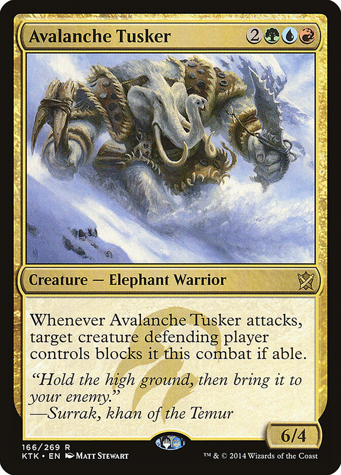 Avalanche Tusker (166) - Khans of Tarkir (KTK)