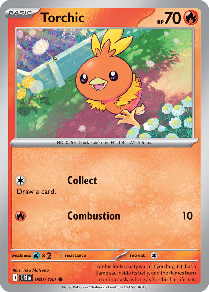 Torchic (40/182) - Destined Rivals (DRI)