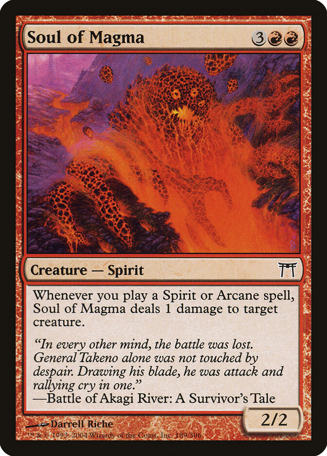Soul of Magma (189) - Champions of Kamigawa (CHK)