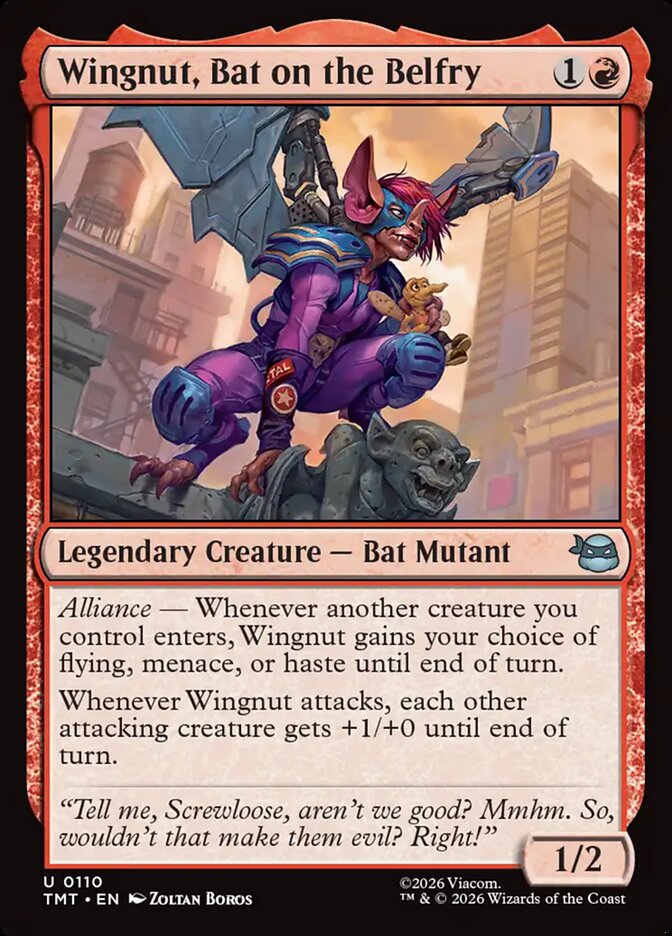 Wingnut, Bat on the Belfry (110) - Teenage Mutant Ninja Turtles (TMT)