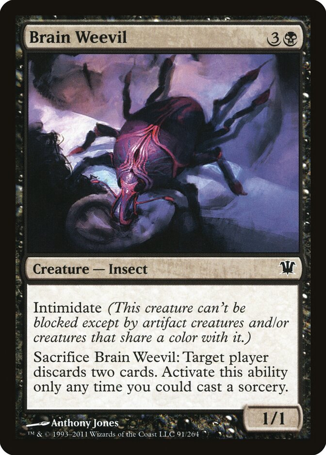 Brain Weevil (91) - Innistrad (ISD)