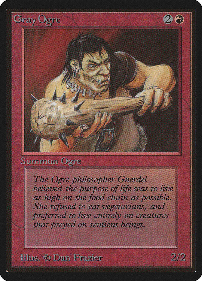 Gray Ogre (157) - Limited Edition Beta (LEB)