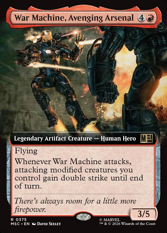 War Machine, Avenging Arsenal (375) - Marvel Super Heroes Commander (MSC)