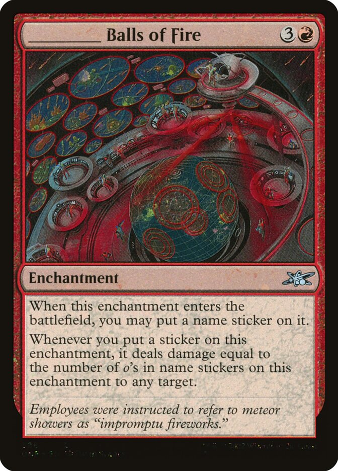_____ Balls of Fire (386) - Unfinity (UNF)