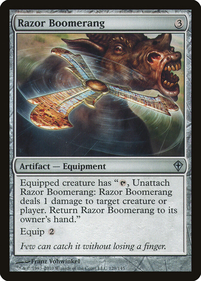 Razor Boomerang (129) - Worldwake (WWK)