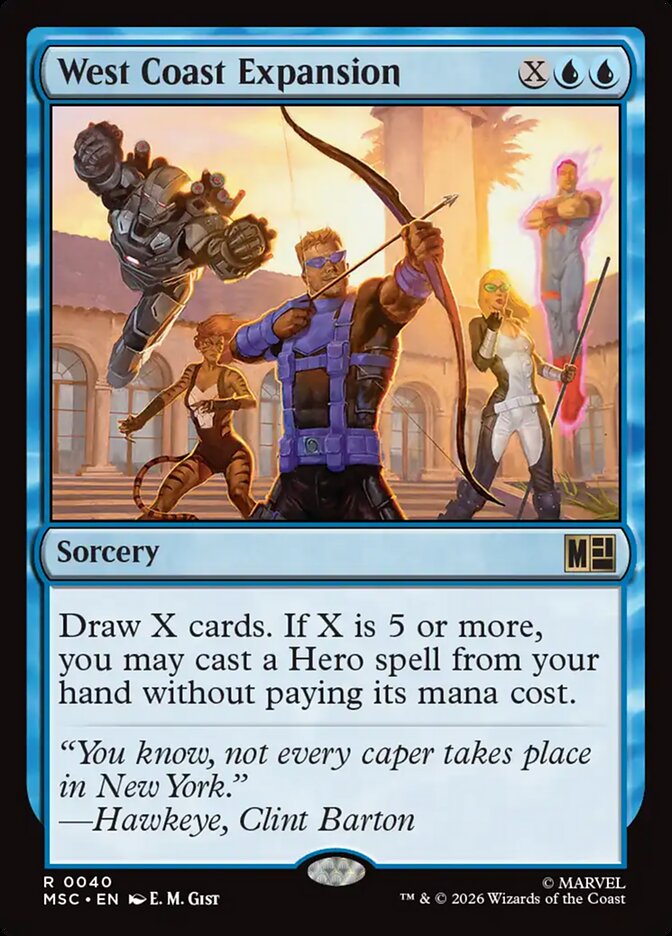 West Coast Expansion (40) - Marvel Super Heroes Commander (MSC)