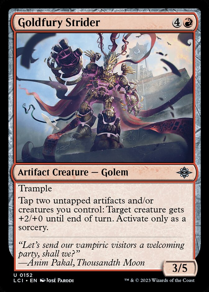 Goldfury Strider (152) - The Lost Caverns of Ixalan (LCI)