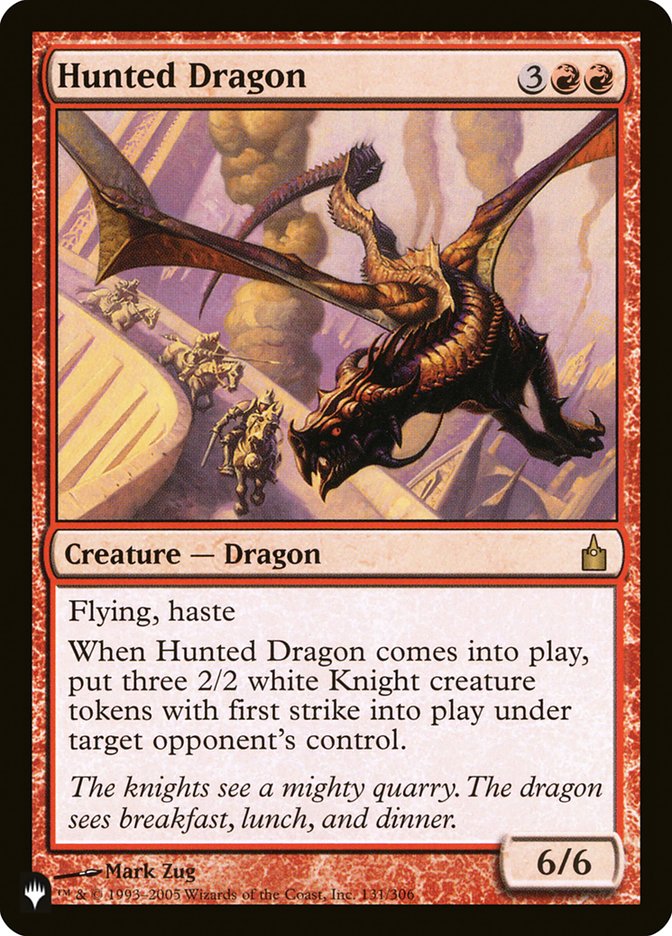 Hunted Dragon - The List (PLST)