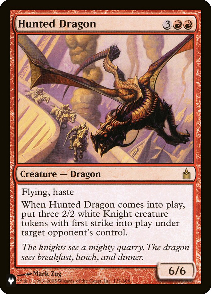Hunted Dragon (RAV-131) - The List (PLST)