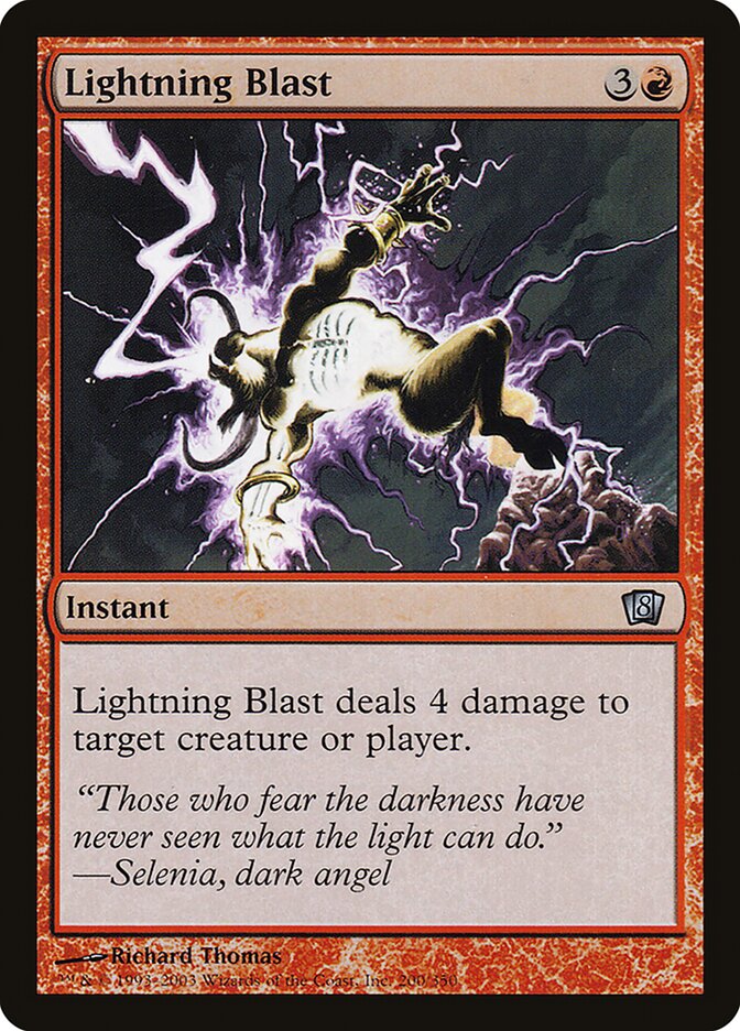 Lightning Blast (200) - Eighth Edition (8ED)