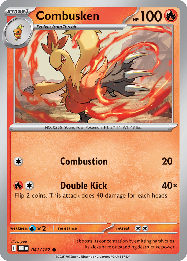 Combusken (41/182) - Destined Rivals (DRI)