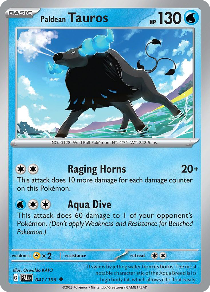 Paldean Tauros (41/193) - Paldea Evolved (PAL)