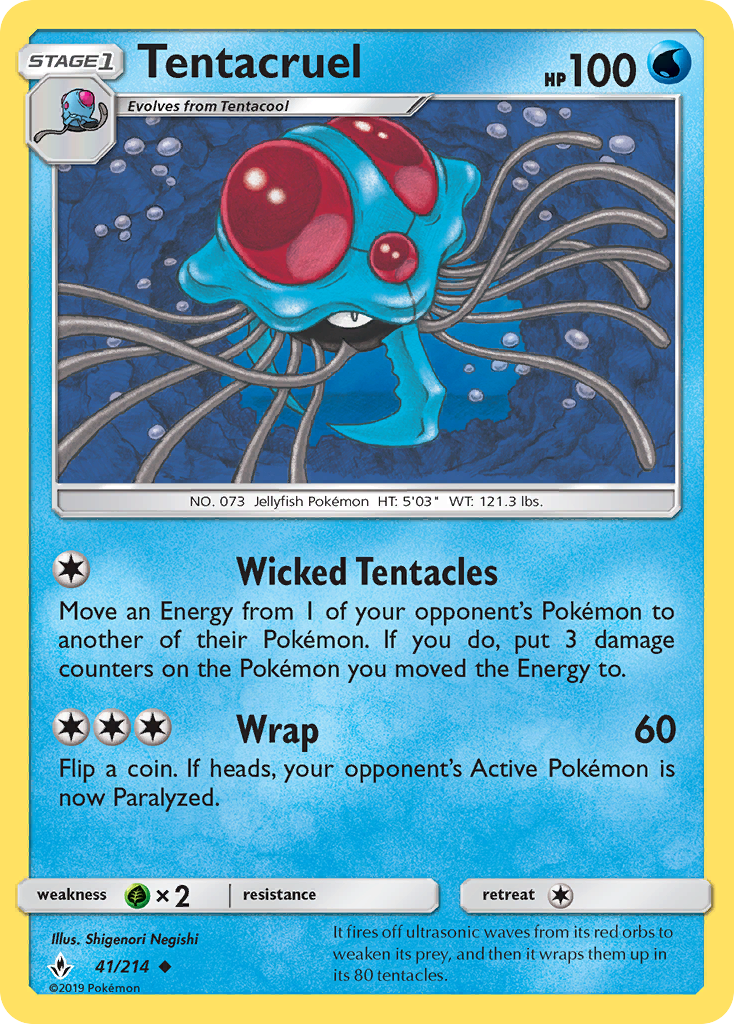 Tentacruel (41/214) - Unbroken Bonds (UNB)