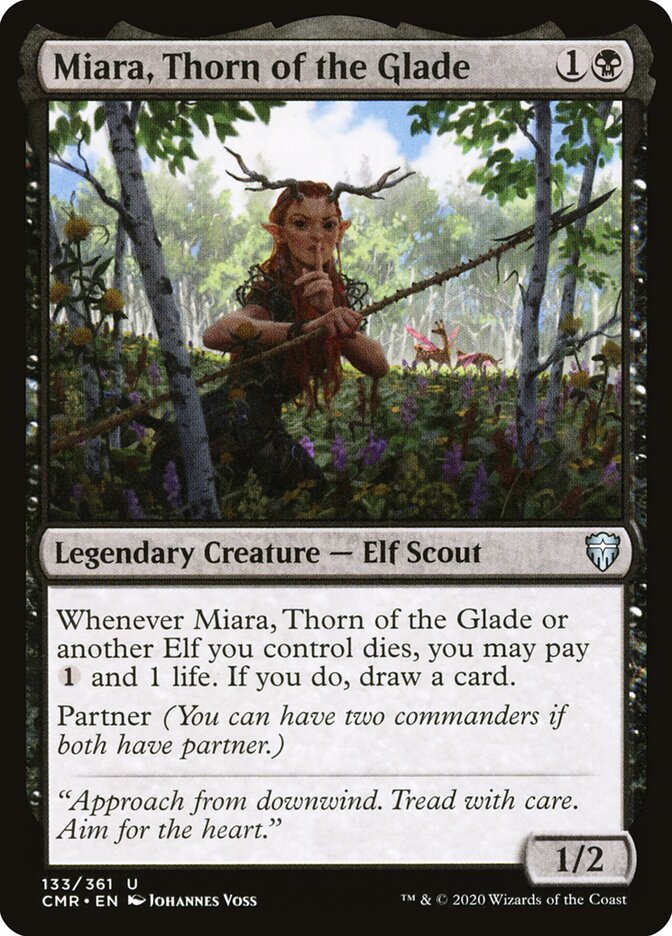 Miara, Thorn of the Glade (133) - Commander Legends (CMR)