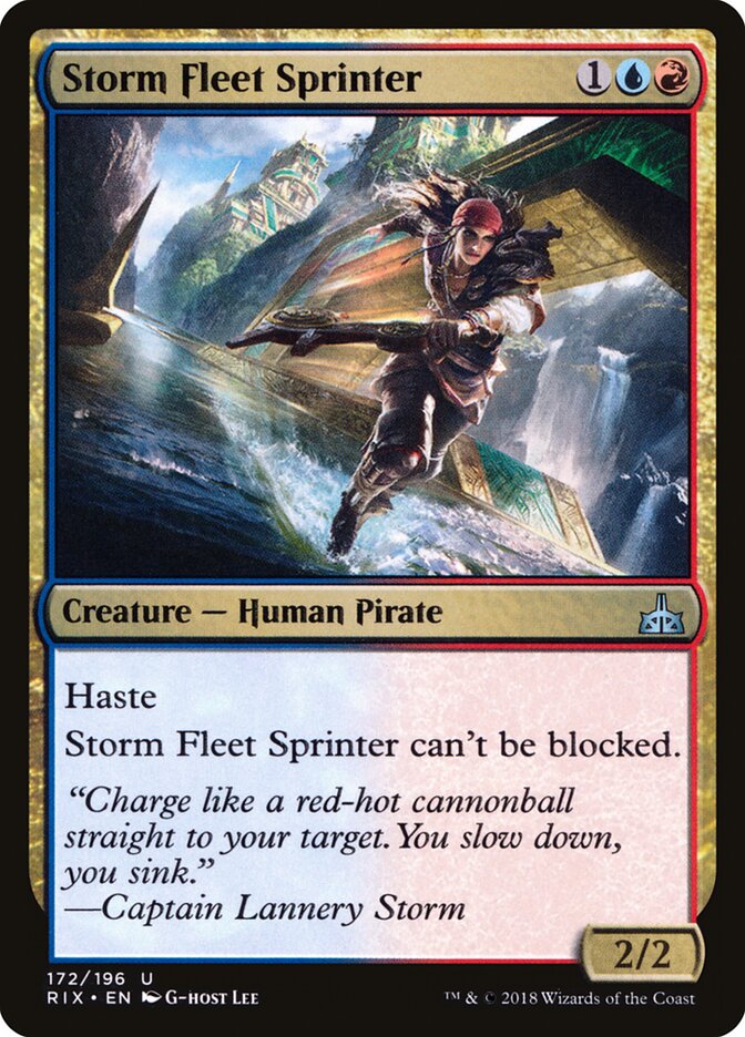 Storm Fleet Sprinter (172) - Rivals of Ixalan (RIX)