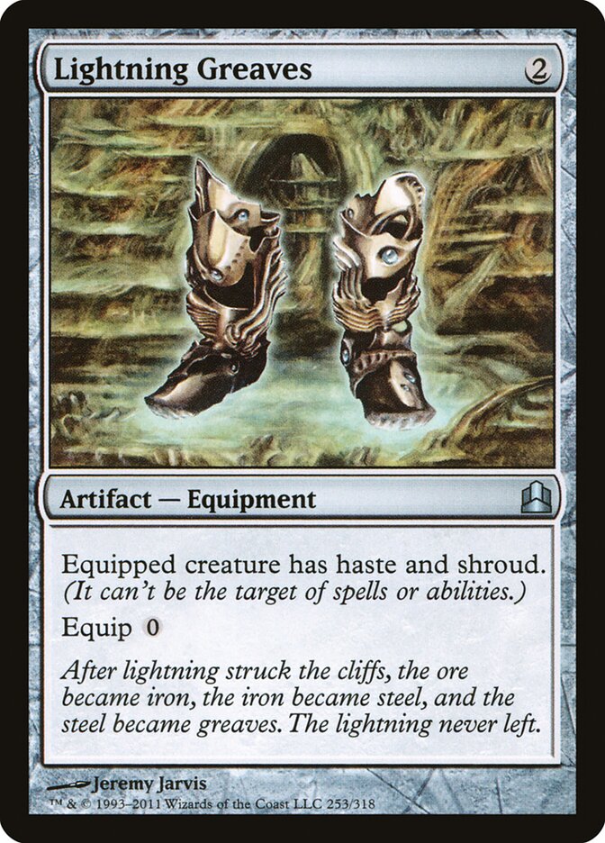 Lightning Greaves (253) - Commander 2011 (CMD)