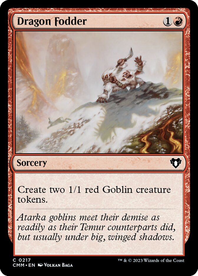 Dragon Fodder (217) - Commander Masters (CMM)