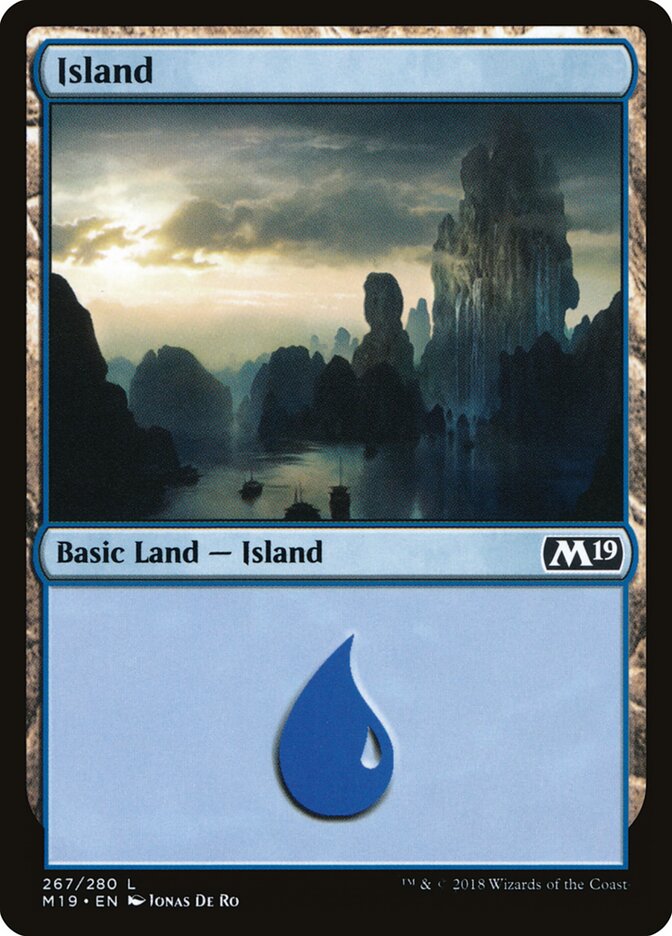 Island (267) - Core Set 2019 (M19)
