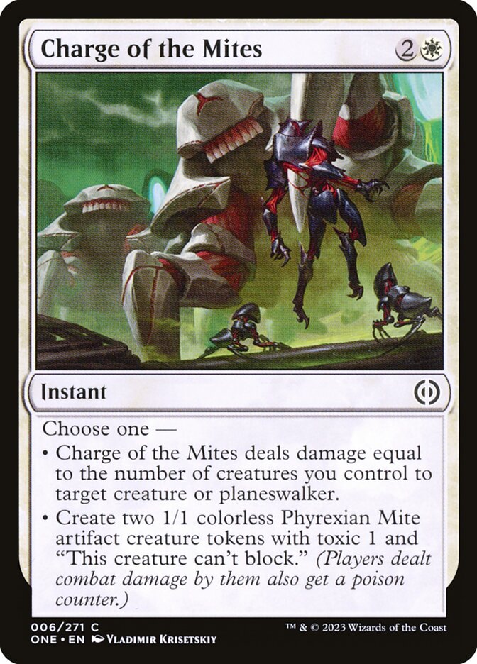 Charge of the Mites (6) - Phyrexia: All Will Be One (ONE)