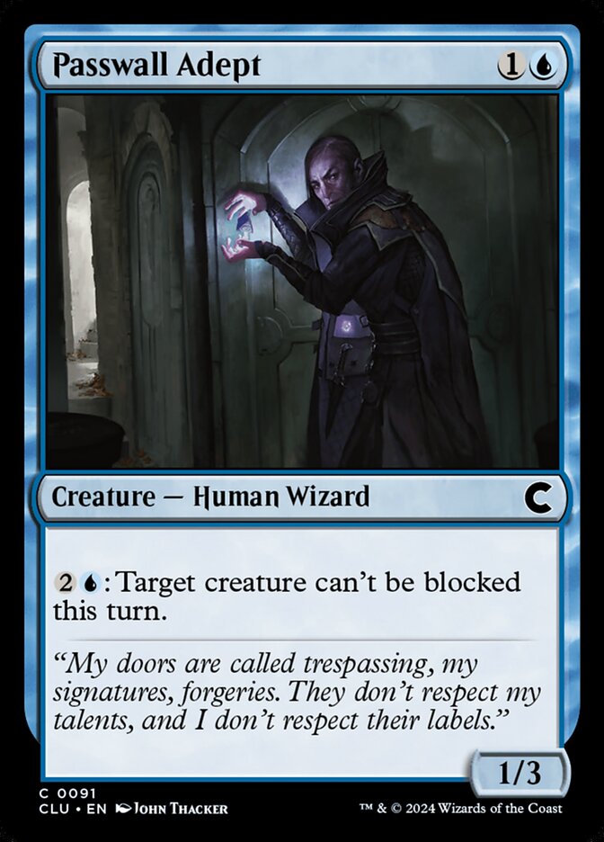 Passwall Adept (91) - Ravnica: Clue Edition (CLU)