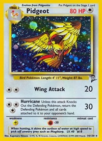 Pidgeot (14) - Base Set 2 (BS2)
