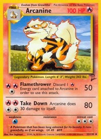 Arcanine (33) - Base Set 2 (BS2)