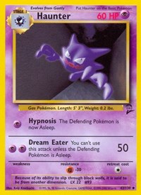 Haunter (43) - Base Set 2 (BS2)