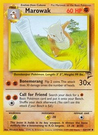 Marowak (52) - Base Set 2 (BS2)