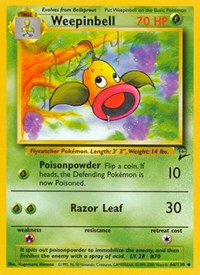 Weepinbell (64) - Base Set 2 (BS2)