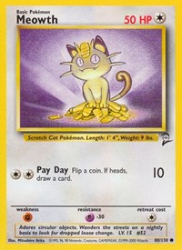 Meowth (80) - Base Set 2 (BS2)
