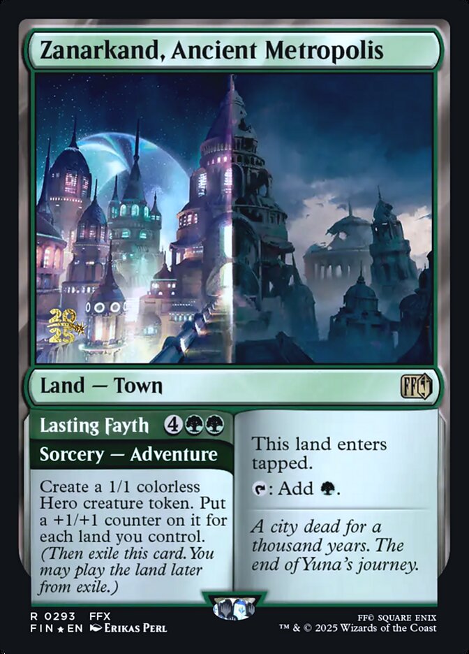 Zanarkand, Ancient Metropolis // Lasting Fayth (293s) - Final Fantasy Promos (PFIN)