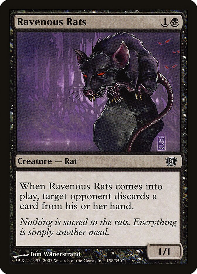 Ravenous Rats (158) - Eighth Edition (8ED)