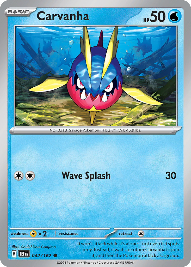 Carvanha (42/162) - Temporal Forces (TEF)