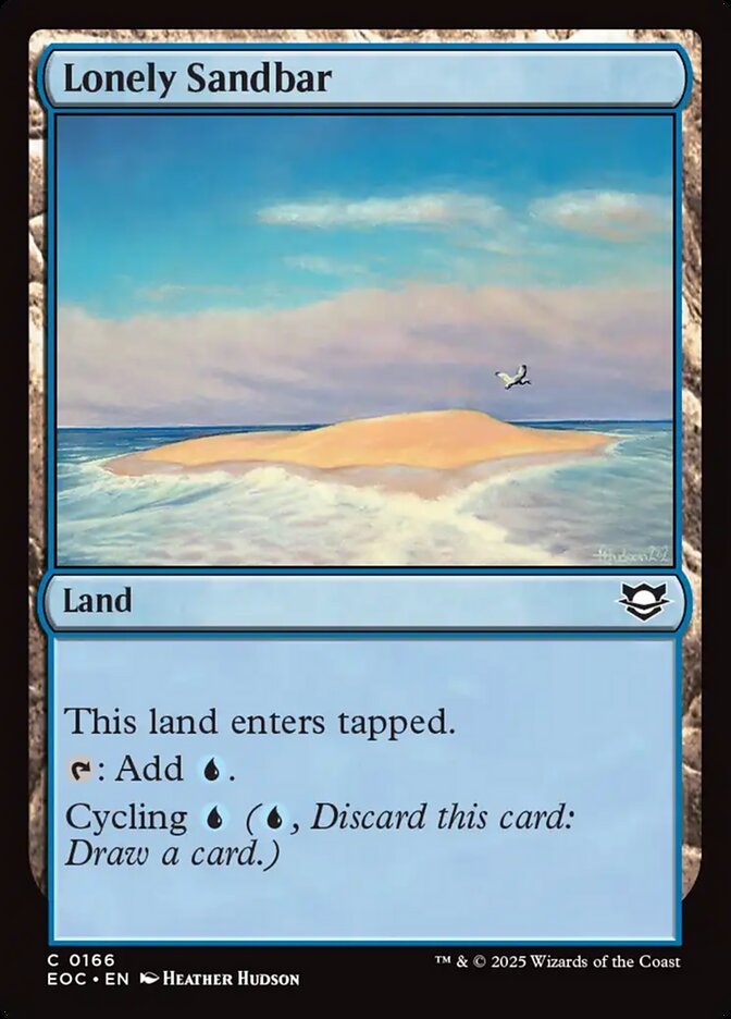 Lonely Sandbar (166) - Edge of Eternities Commander (EOC)