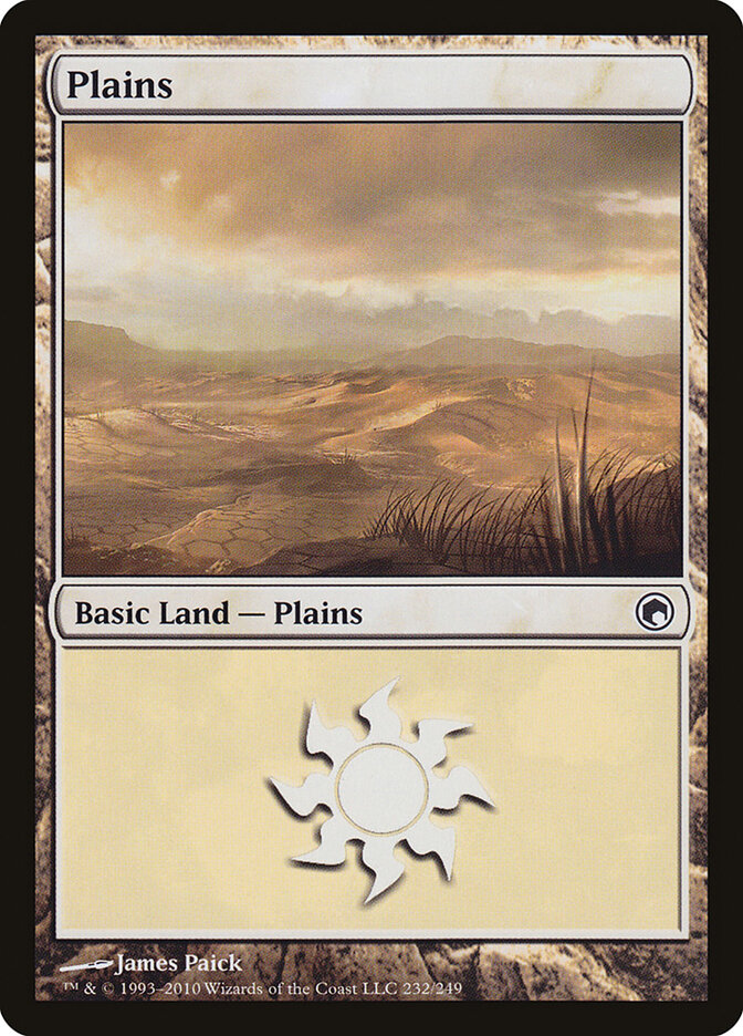 Plains (232) - Scars of Mirrodin (SOM)