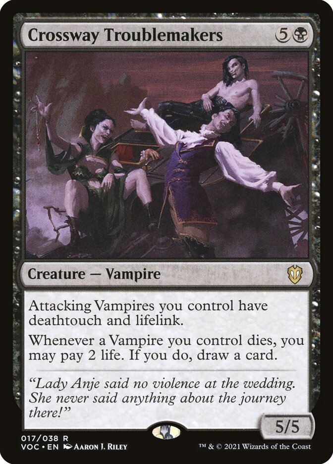 Crossway Troublemakers (17) - Crimson Vow Commander (VOC)