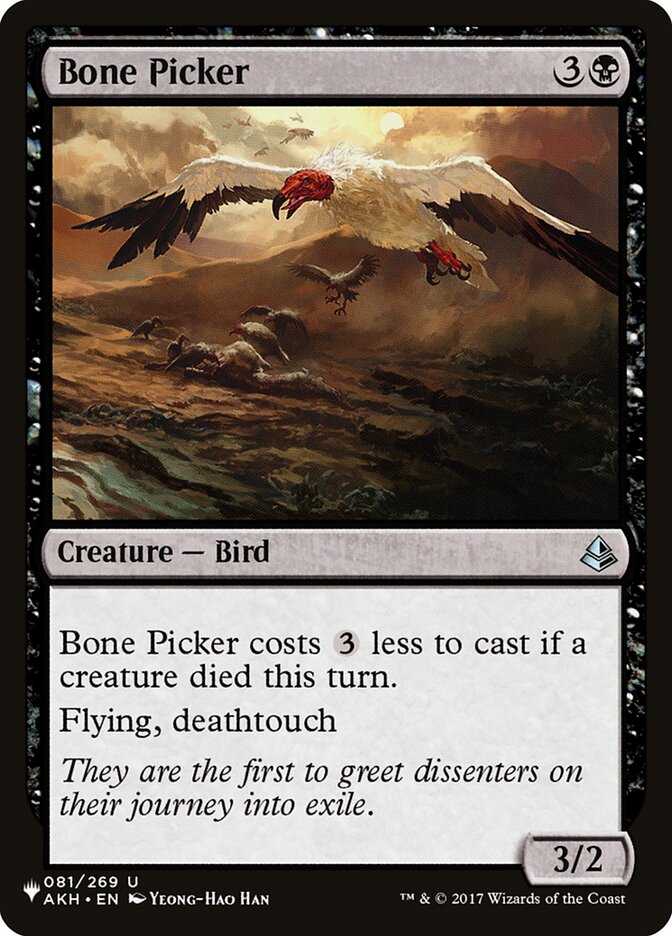 Bone Picker (AKH-81) - The List (PLST)