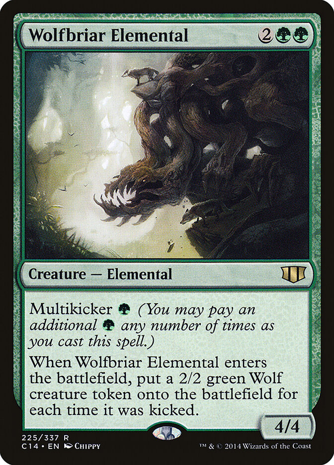 Wolfbriar Elemental (225) - Commander 2014 (C14)