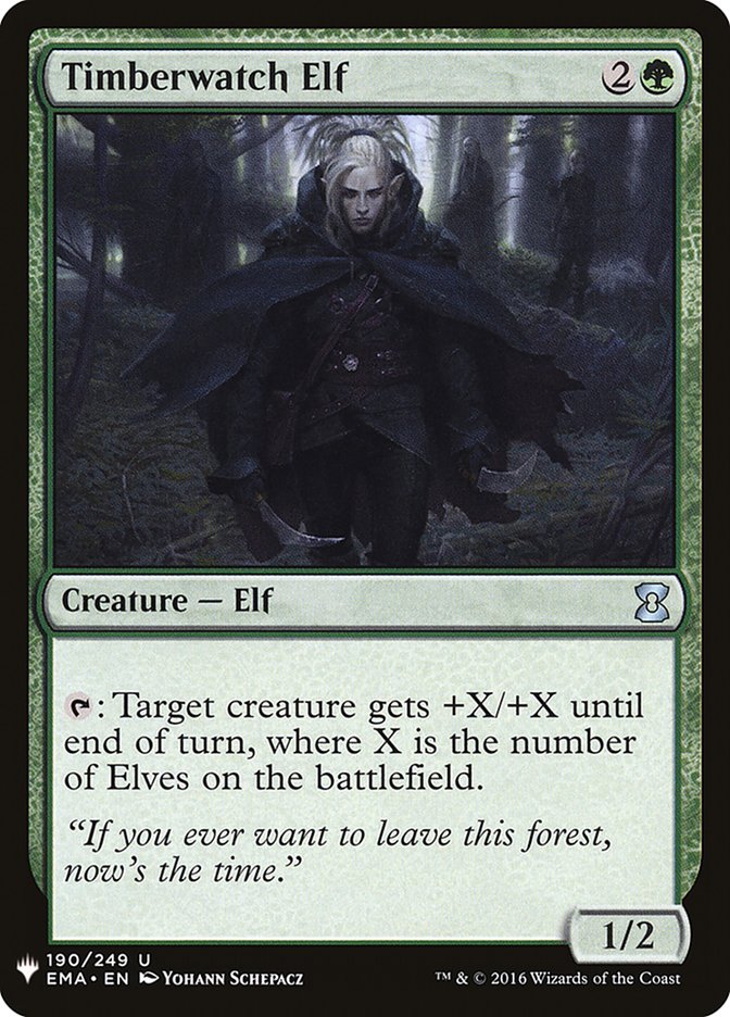Timberwatch Elf - The List (PLST)