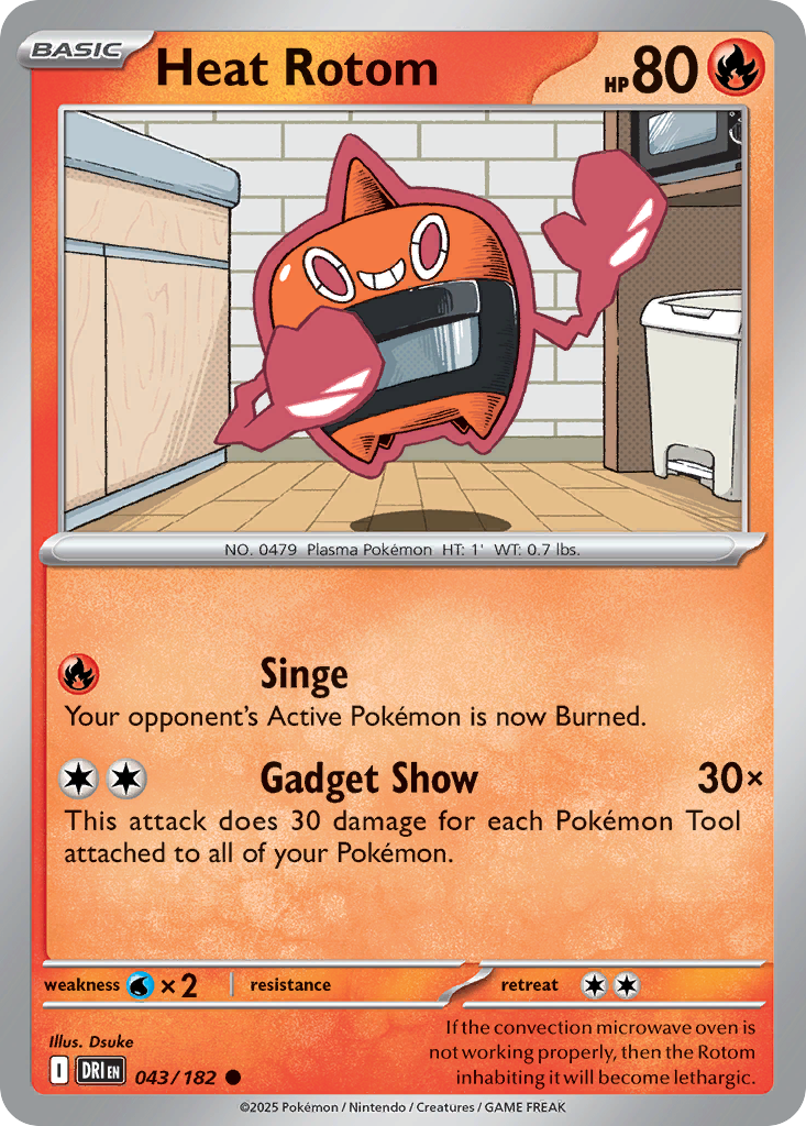 Heat Rotom (43/182) - Destined Rivals (DRI)
